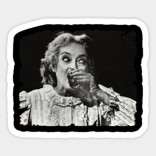 (bette davis) EvilIsDead BabyJane Sticker